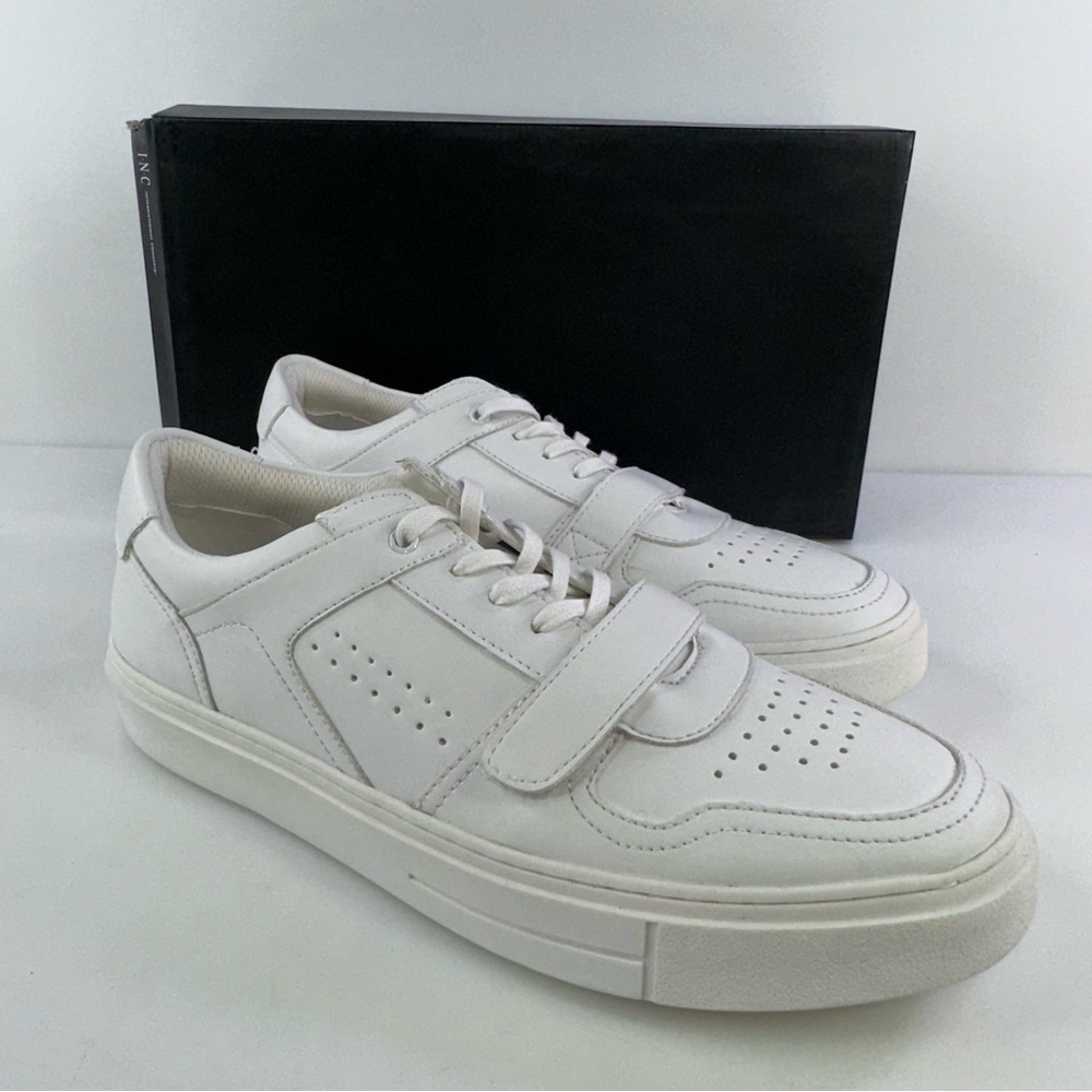 INC International Concepts Men's Franco White Sneakers Size 11.5M